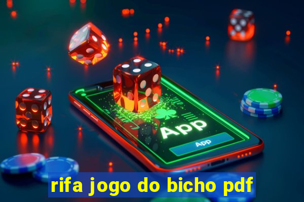 rifa jogo do bicho pdf